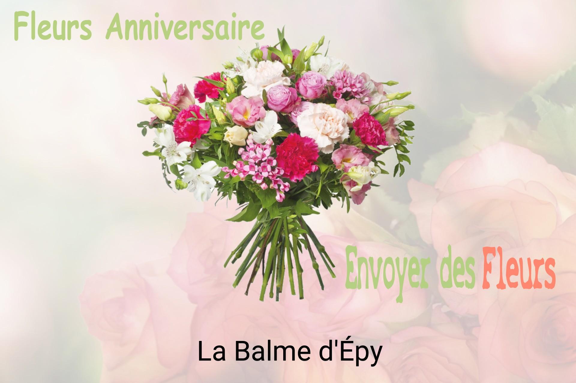 Bouquet de fleurs d’anniversaire livré à La Balme-d'Épy