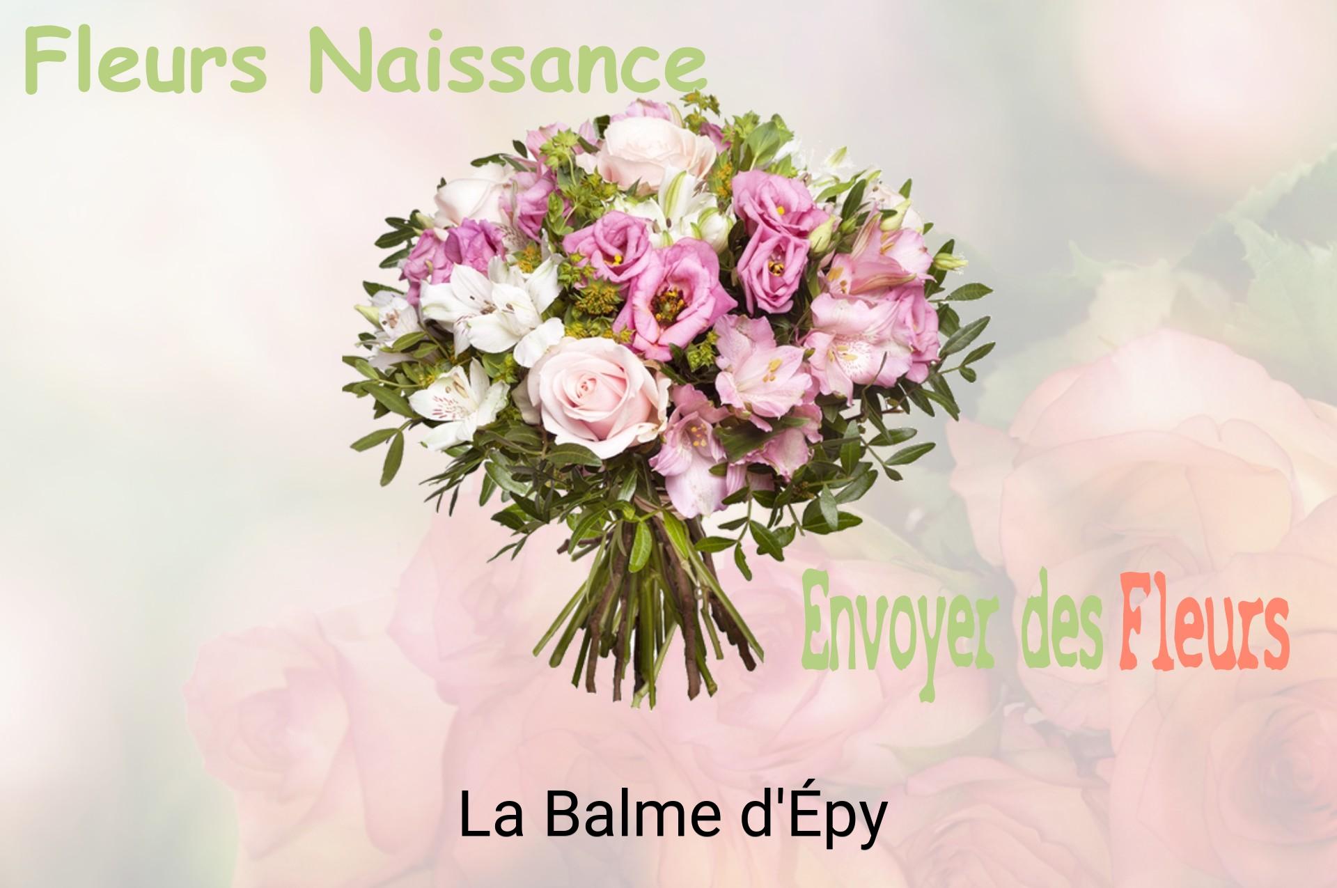 Bouquet de fleurs de naissance livré à La Balme-d'Épy